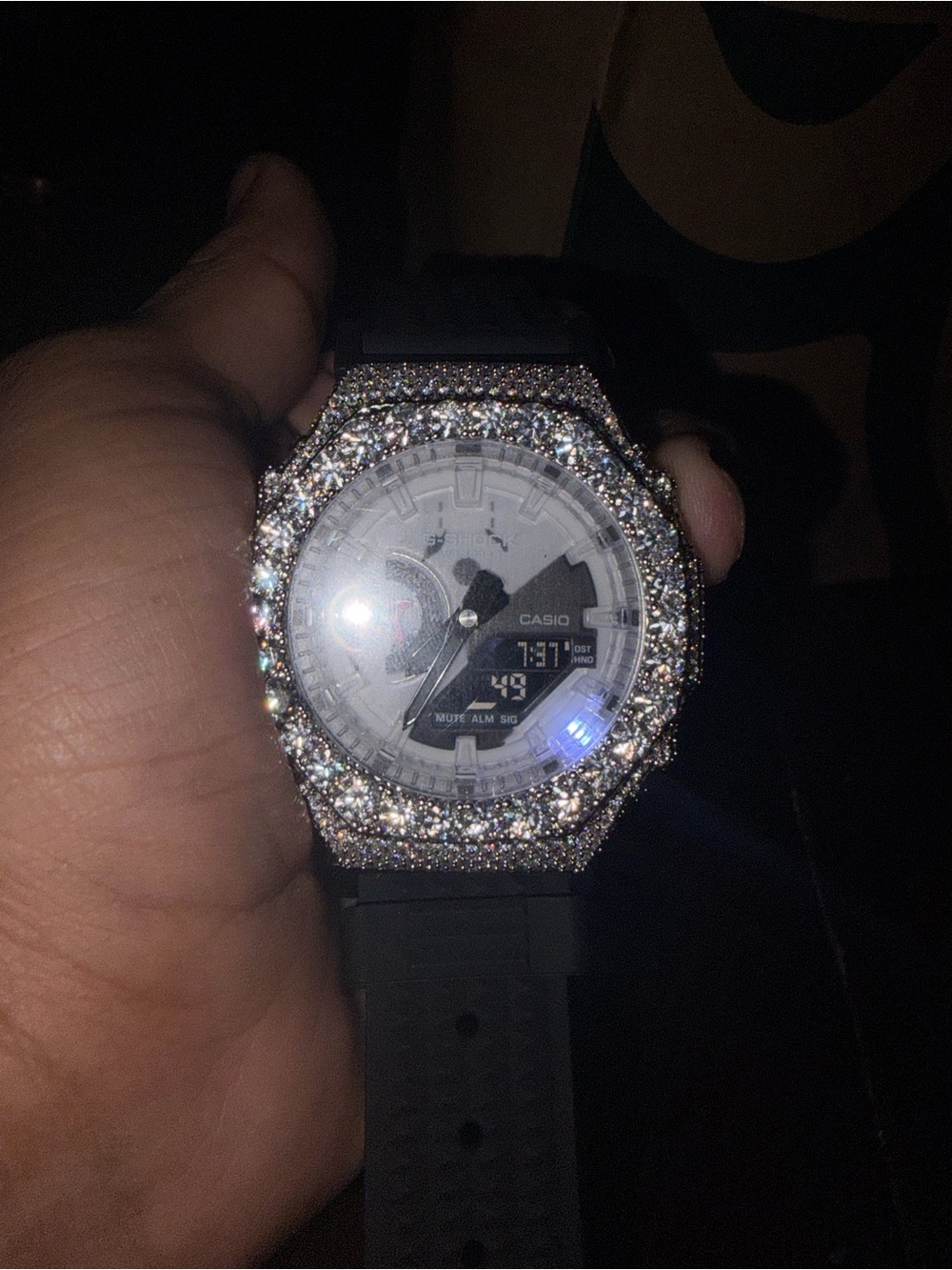 iced out moissanite g shock watch - Picture 8 of 8